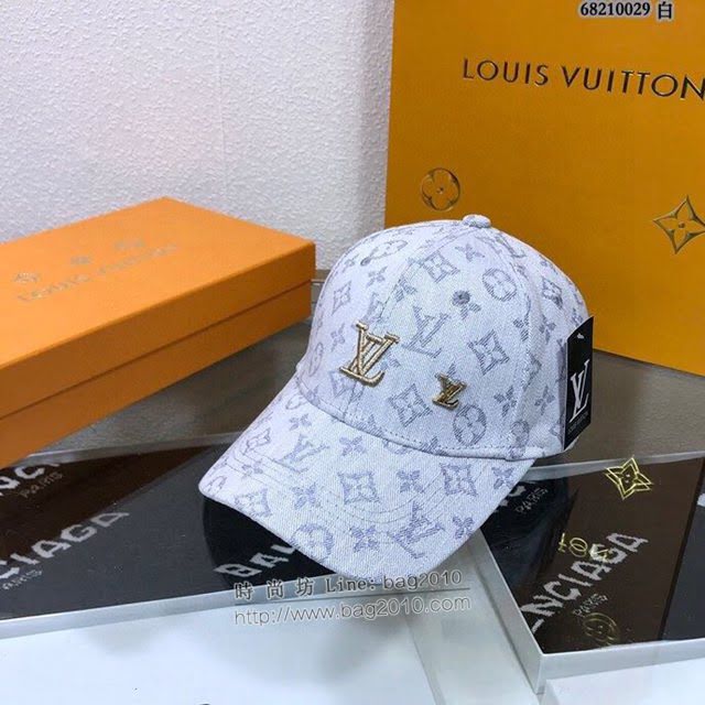 LV男女同款帽子 路易威登老花棒球帽  mm1023